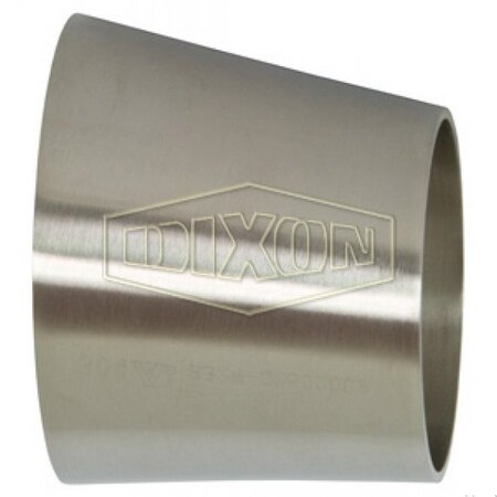 Dixon Eccentric Weld Reducer, Series: B32W, Fitting/Connector Type: Reducer, 2 x 1 in Nominal Size, 0.065 B32W-R200100P